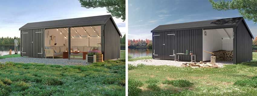 großes Multi-Gartenhaus ohne Boden