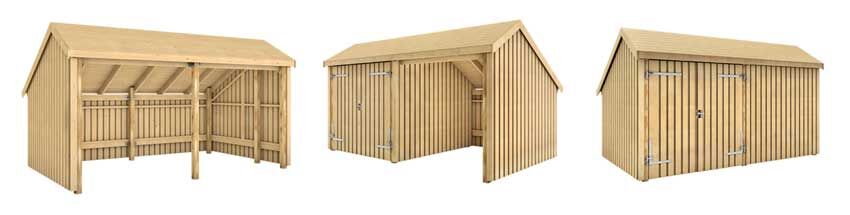 Multi-Gartenhaus Konstruktion
