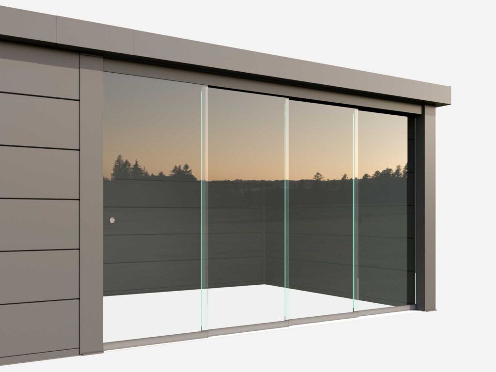 Telluria Glasschiebetür