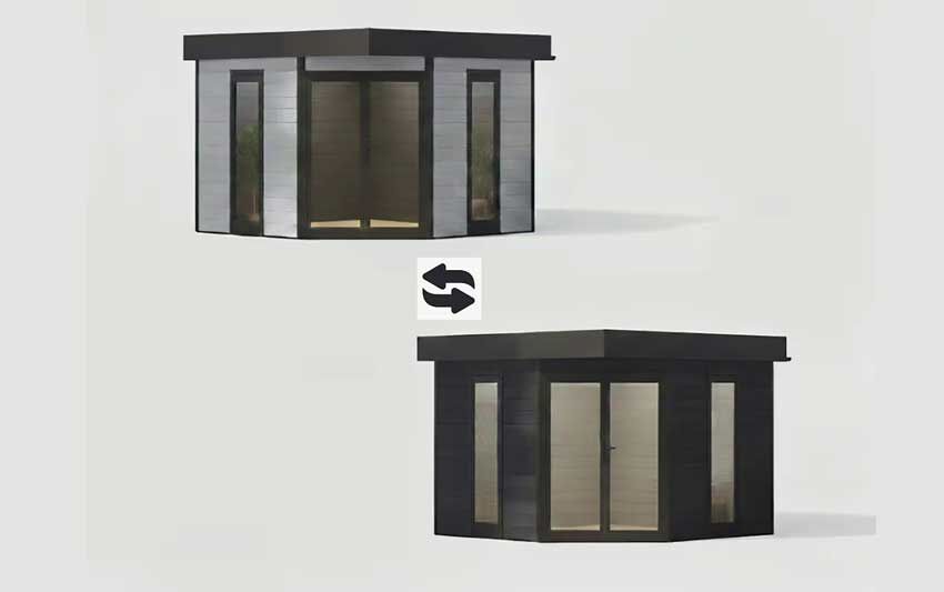 Gartenhaus Style Modern in Duo-Color