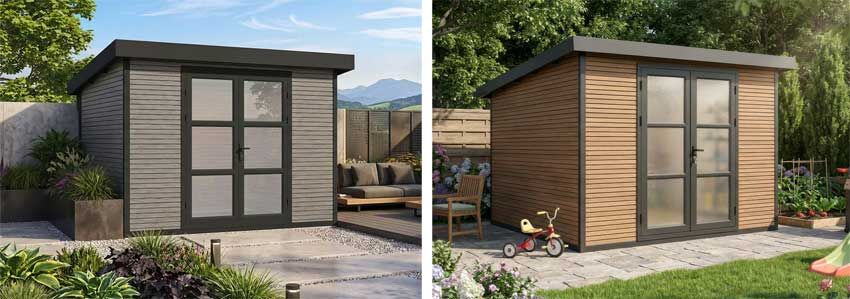 WPC Gartenhaus Modell FineLine