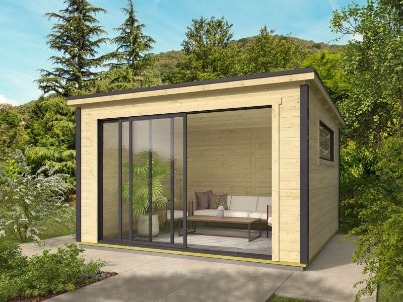 Fjordholz Gartenhaus Modell Poel-2