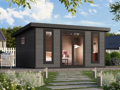 WPC Gartenhaus Modell Panorama 13,44 m²