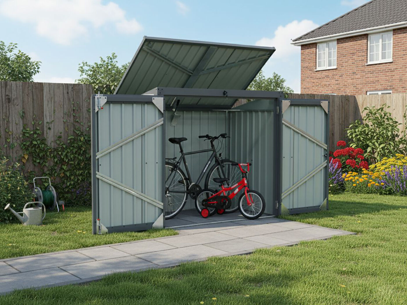 58% Discount! Metall Gerätehaus Modell Multi Store 1,5 m²