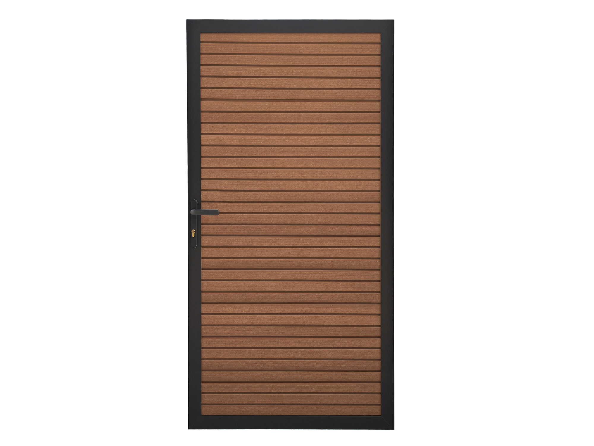 37% Rabatt ✓ WPC Einzeltor FineLine 100x180 cm Teak | modern 37% Rabatt ✓ WPC Einzeltor FineLine 100x180 cm Teak | modern