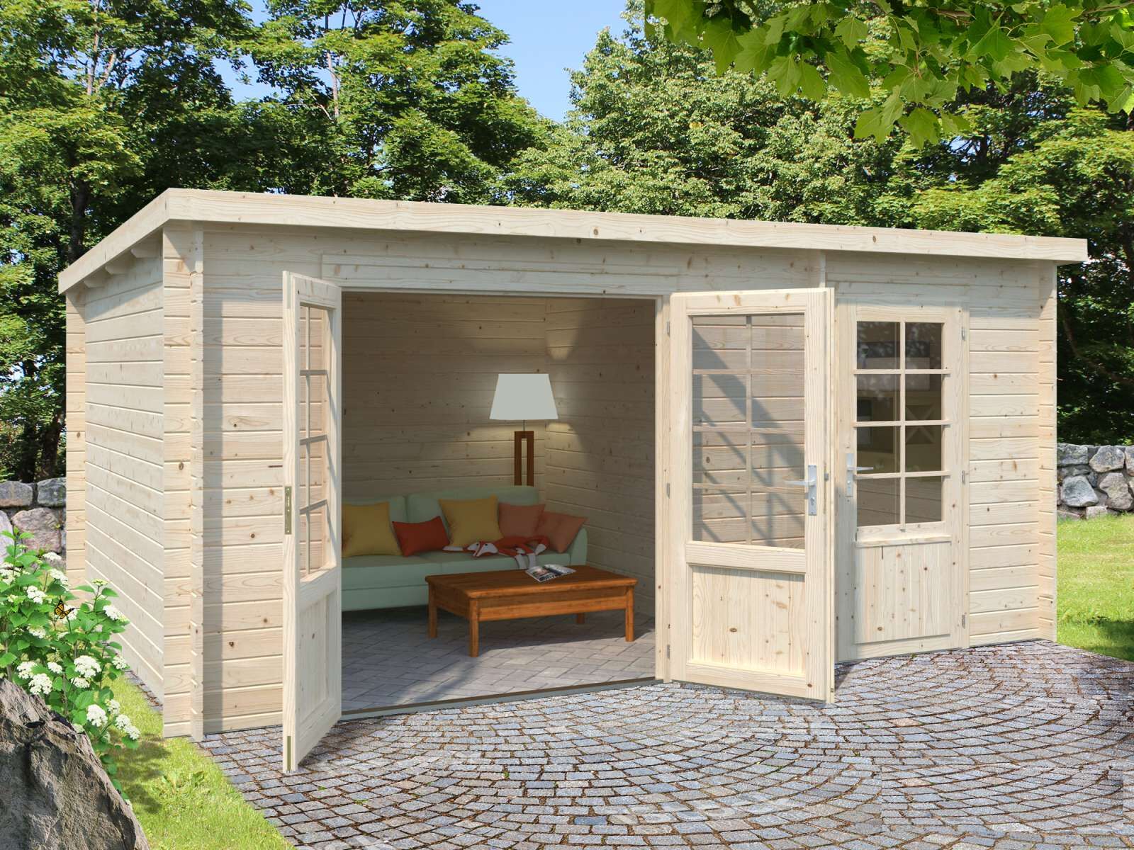 Palmako Gartenhaus Modell Ella 13,1 m² online bestellen