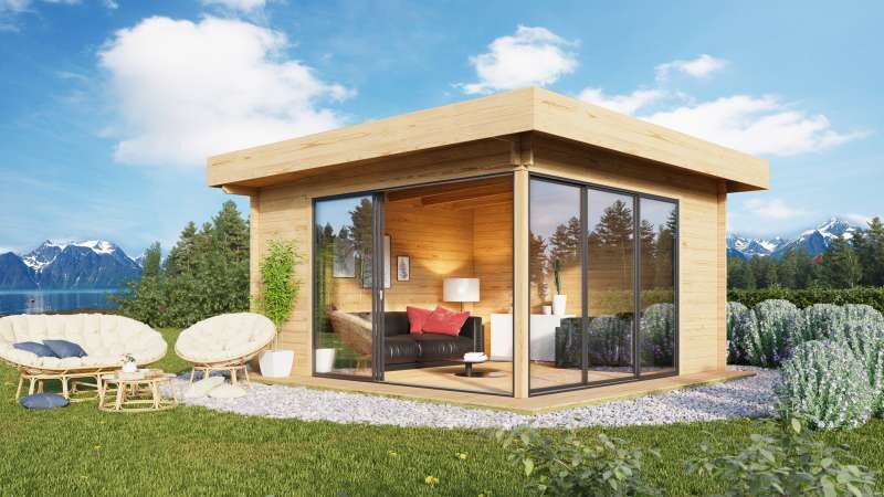 Fjordholz Gartenhaus Alu Concept 70 D Online Bestellen