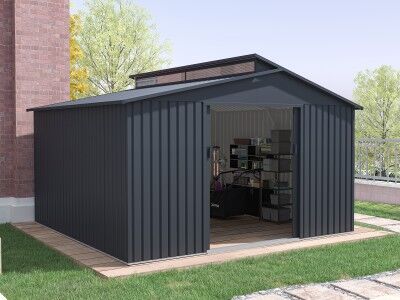 Metall Gerätehaus Modell Viva 13,36 m²