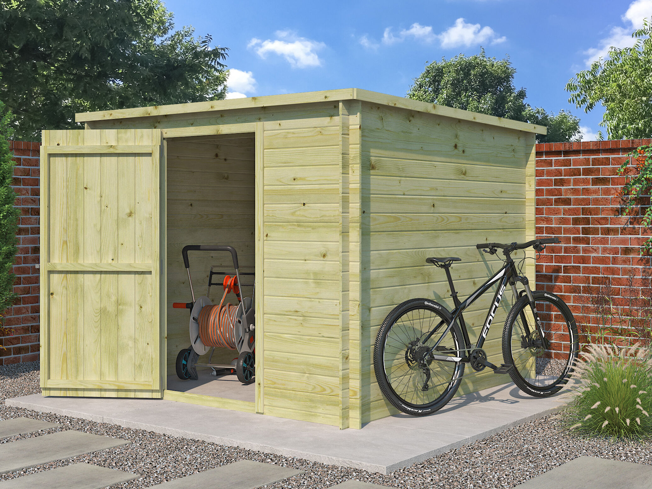 Gerätehaus Modell Svendborg 5,52 m² Rabatt: 26 %