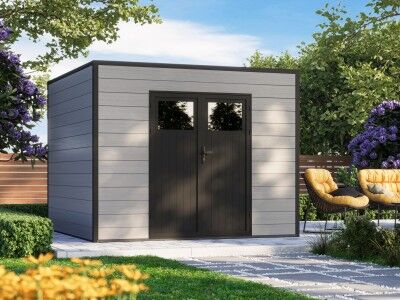 WPC Gartenhaus Modell Cubus 8,12 m² WPC Gartenhaus Modell Cubus 8,12 m²