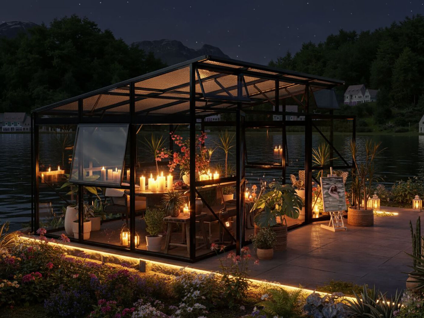 StarLine Gewächshaus Modell PultLine 12,42 m² Rabatt: 26 %