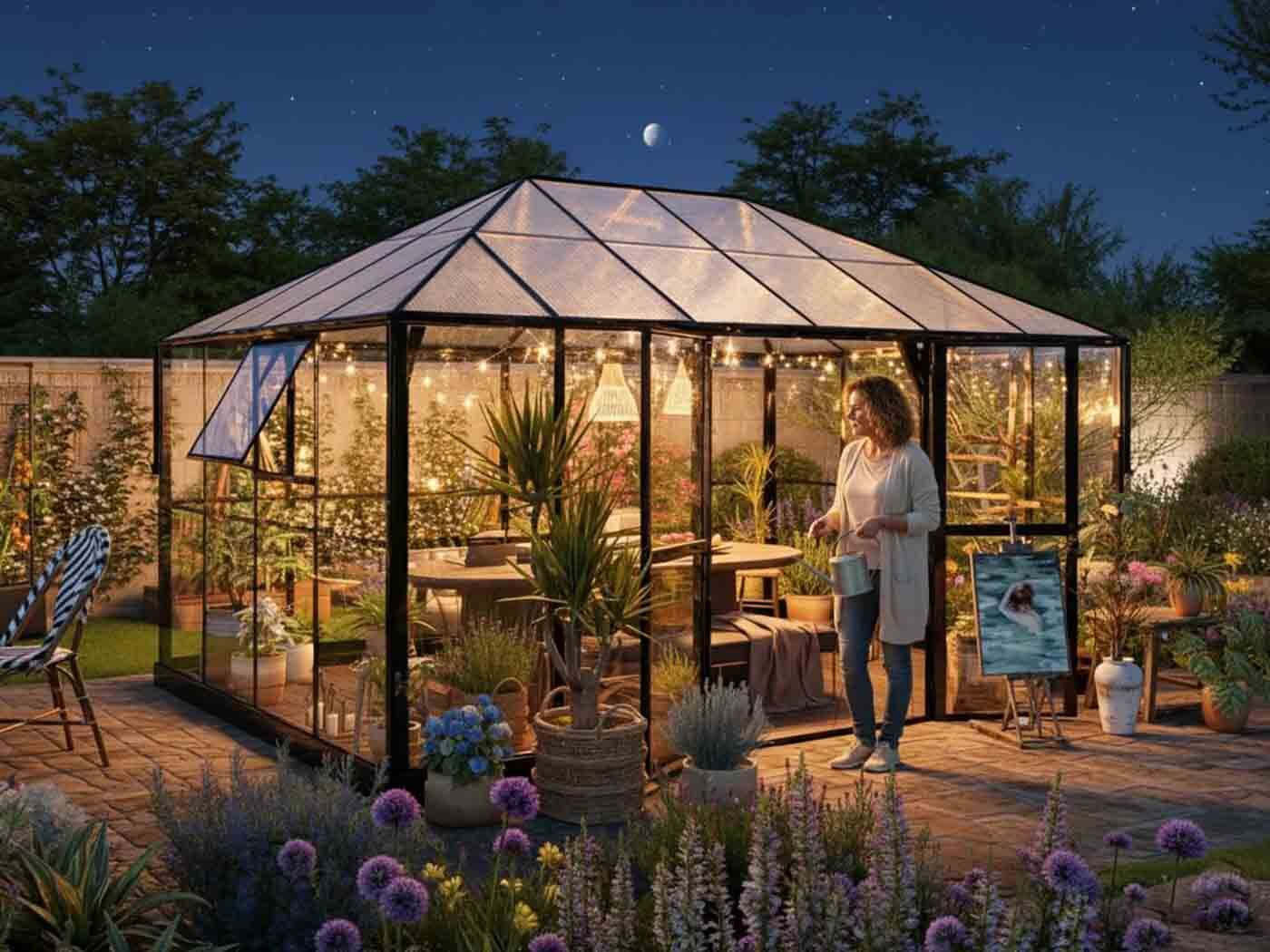 StarLine Gewächshaus Modell Flora Loung...