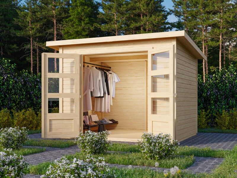 Pultdach Gerätehaus Modell Kimola 3