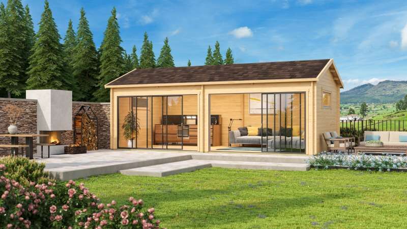 Fjordholz Gartenhaus Alu Concept Jara 44 B Online Bestellen