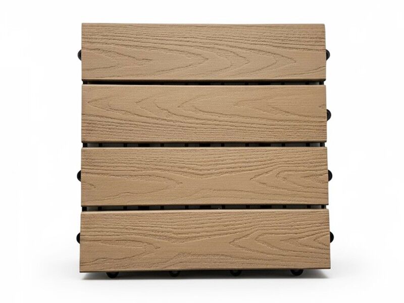 WPC Terrassenfliese Holzoptik Bangkirai Set 1 m²