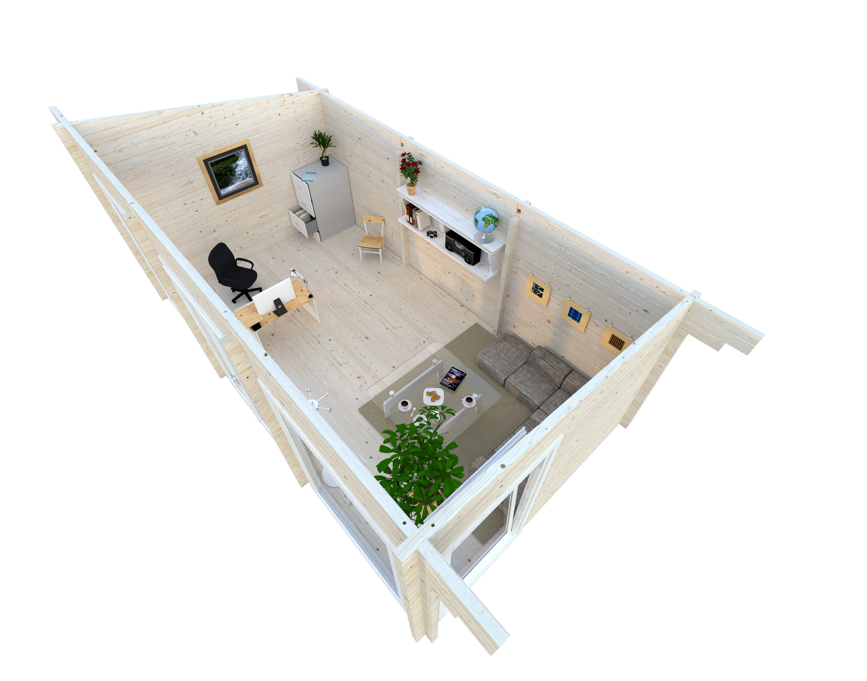 Palmako Gartenhaus Modell Heidi 19,7 m² online bestellen