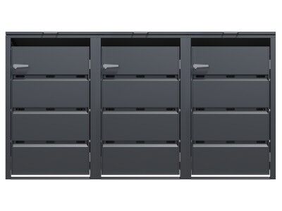 StarLine 3er Mülltonnenbox Modell Stabilo 240 l