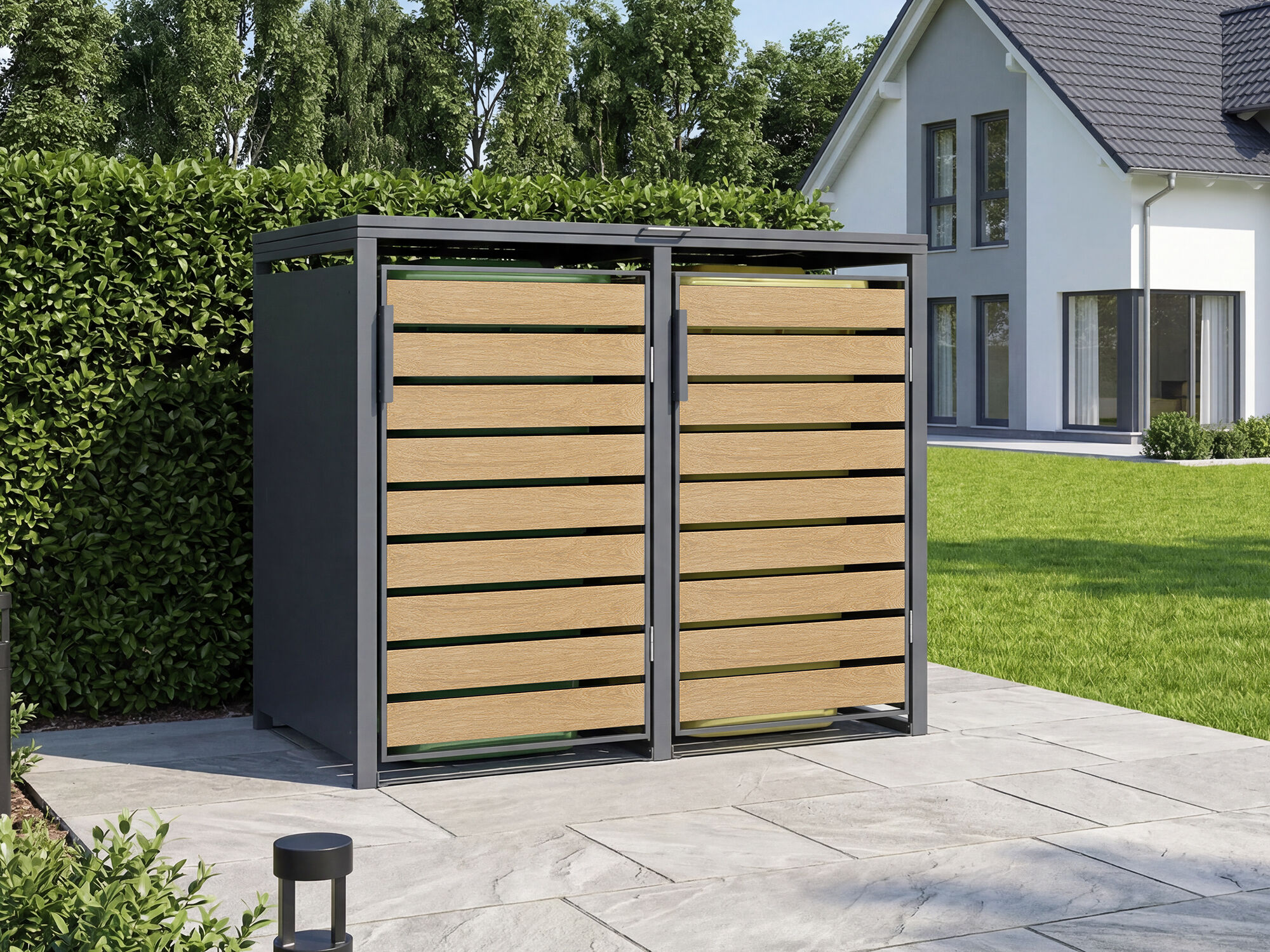 31 % Discount! StarLine 2er Mülltonnenbox Modell Velaro 240 L