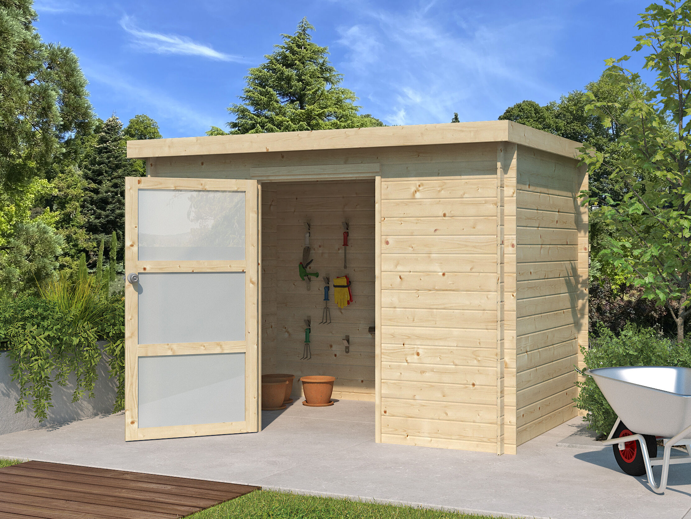 Gerätehaus Modell Nyborg 4,64 m² Rabatt: 26 %