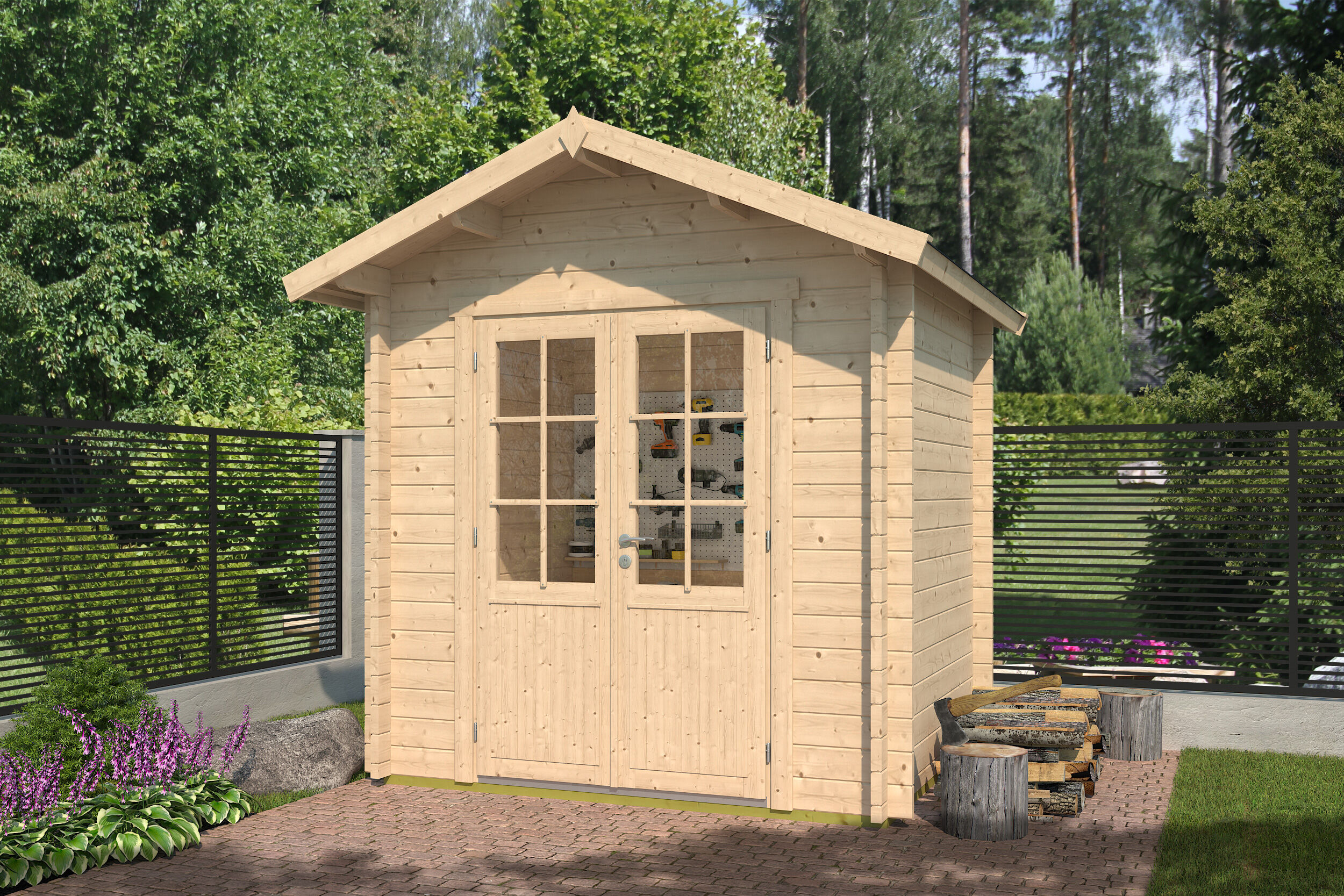 Fjordholz Gartenhaus Modell Lexi 44 C Premium| Rabatt: 26%|2x2m