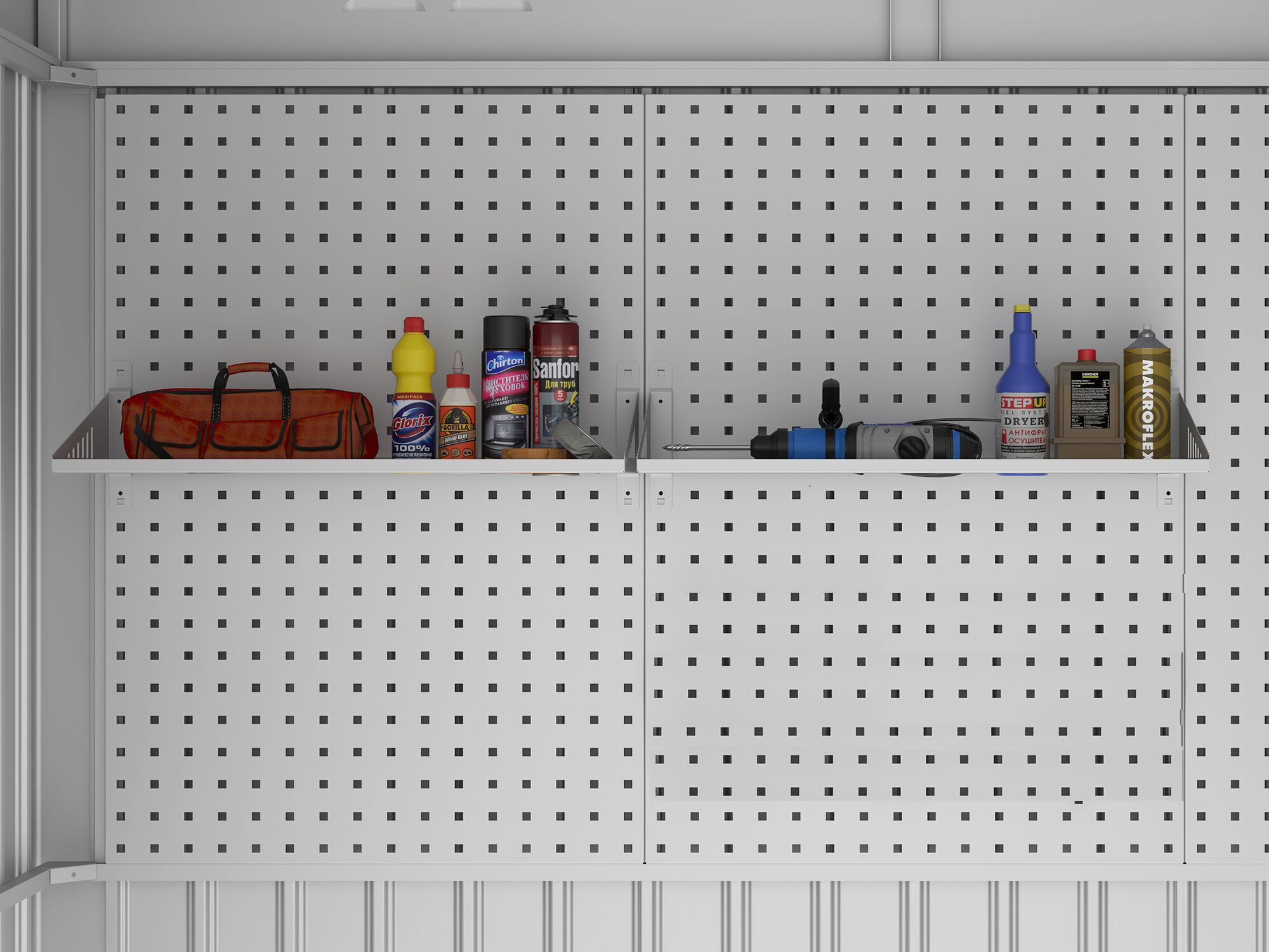 Regalboden für Werkzeug Lochplatte