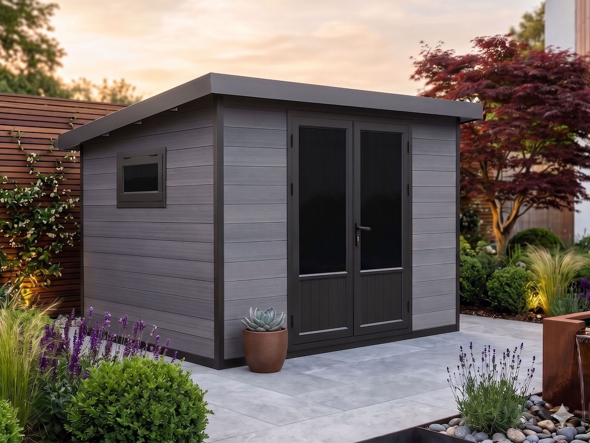 WPC Gartenhaus Modell Style DeLuxe 8,4 m²| Rabatt: 31%