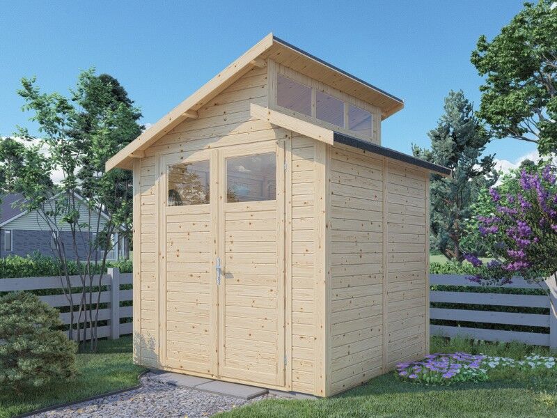 Gerätehaus Modell Studio Basic natur