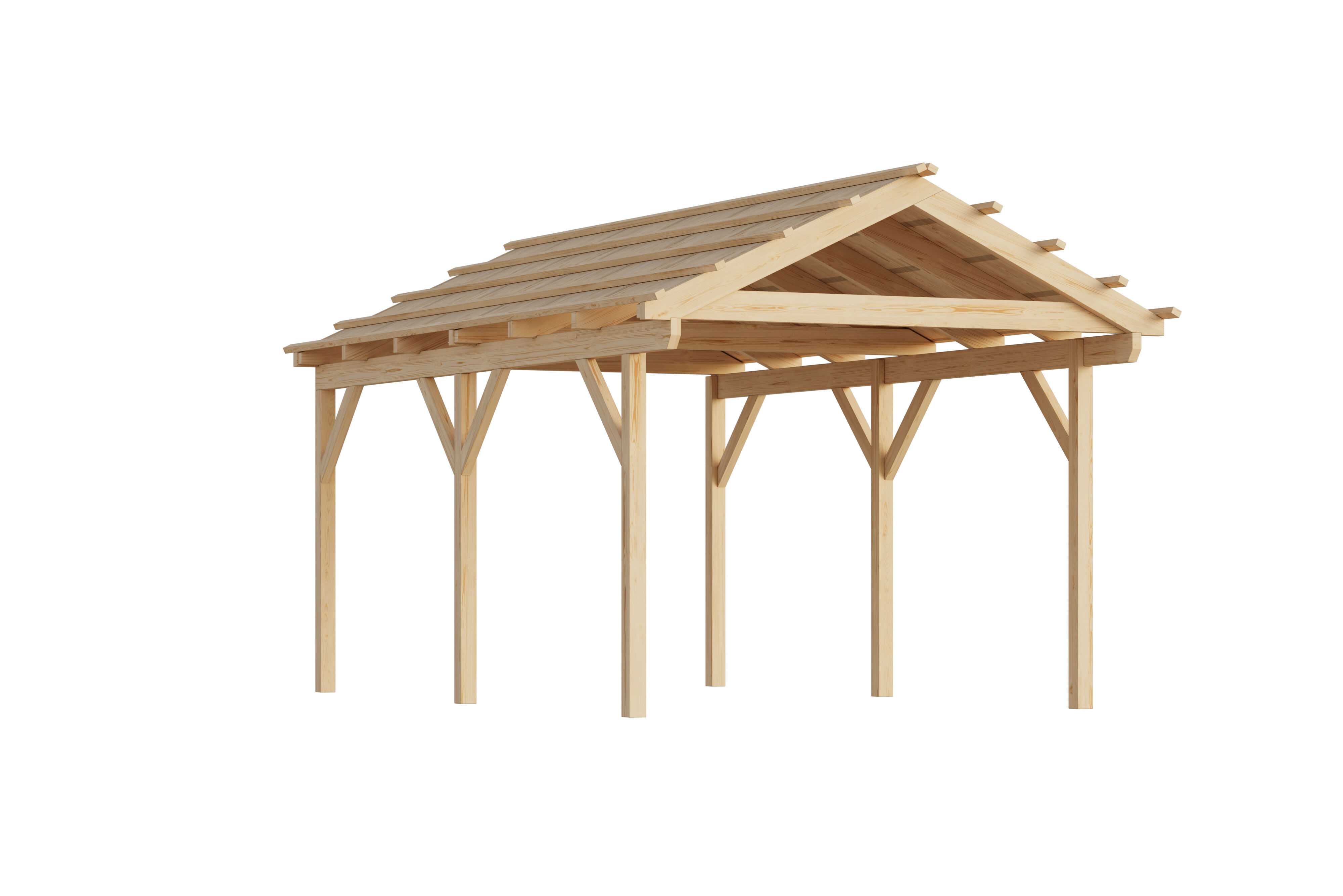 26% Rabatt ! Fjordholz Carport Modell X1S