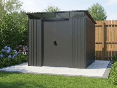 Metall Gerätehaus Modell Lübeck 4,05 m²