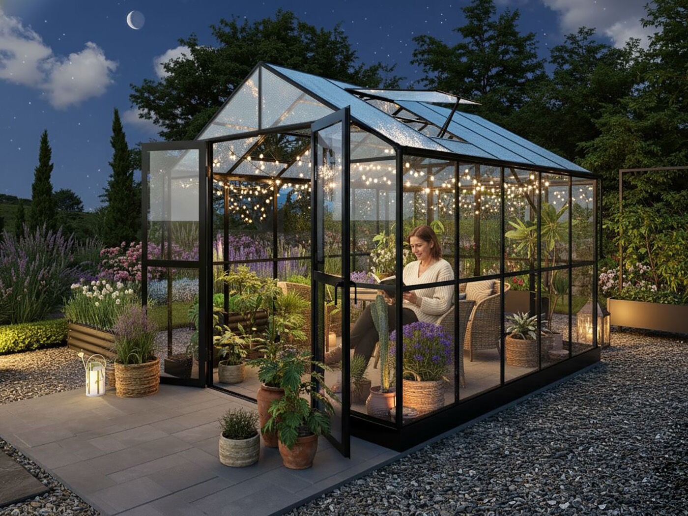 StarLine Gewächshaus Modell FloraLux 6,...