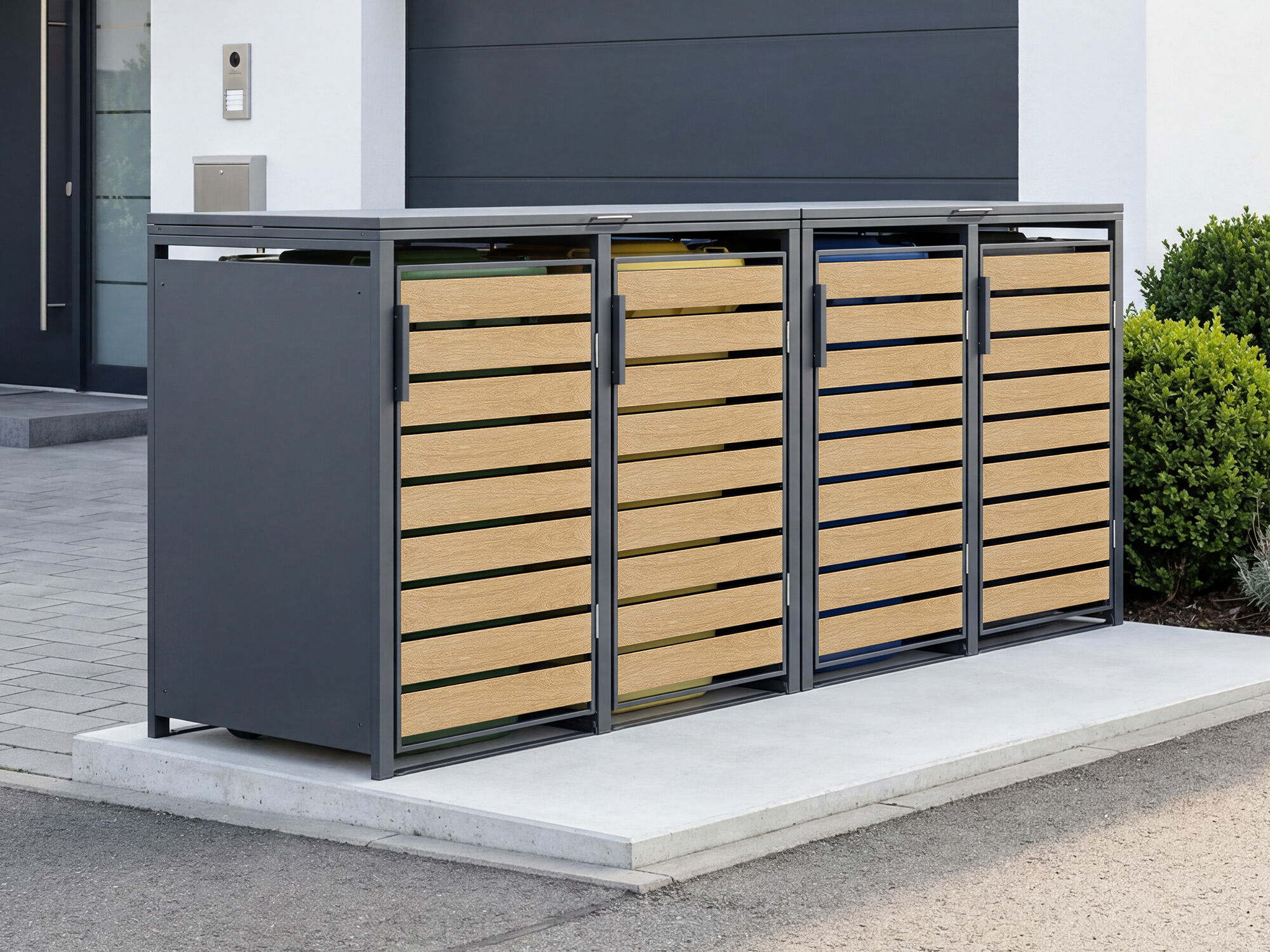 StarLine 4er Mülltonnenbox Modell Velaro 240 L