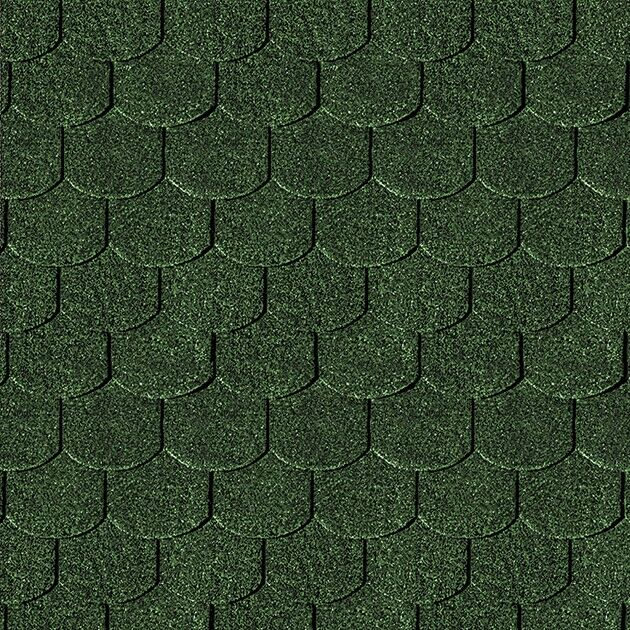 Dachschindeln Biberschwanz dunkelgrün
