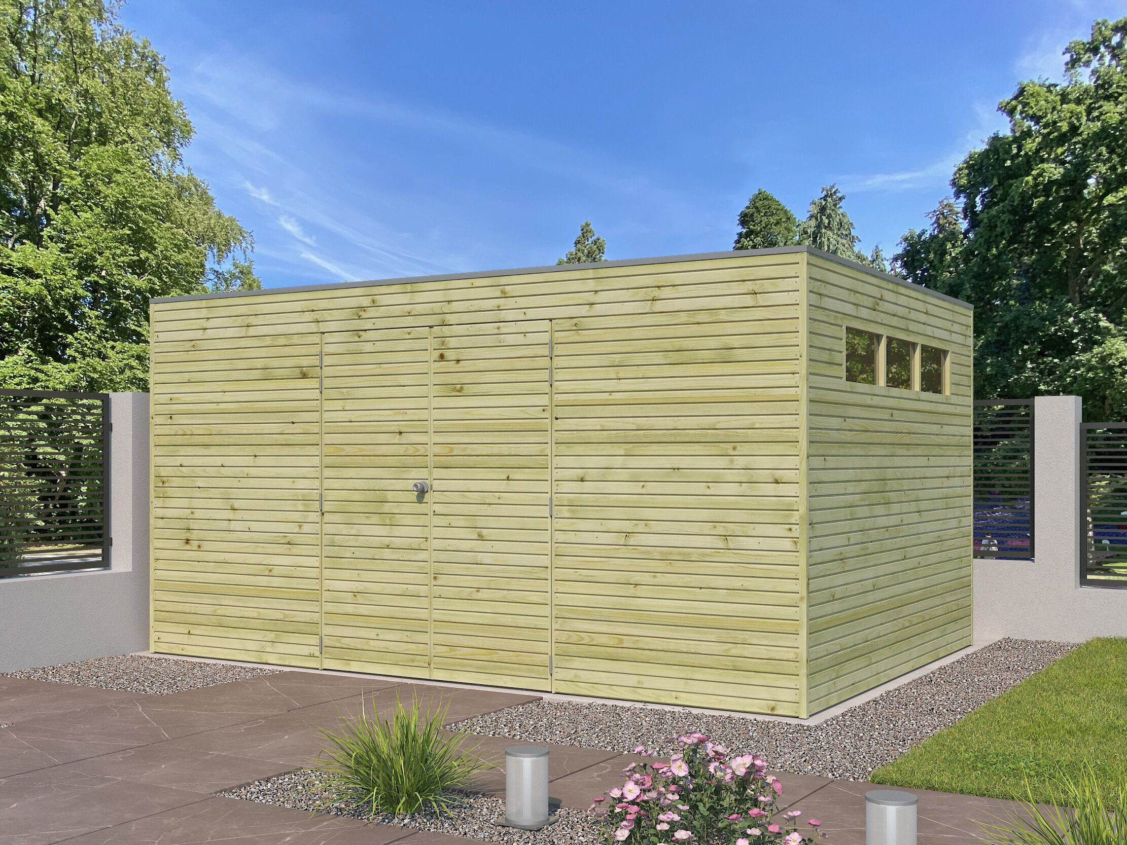 Gartenhaus Modell QB-Line 4,41 m²