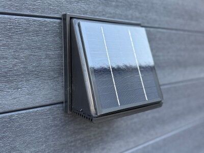 Solarlüfter für WPC Gartenhäuser SolarAir 100 schwarz
