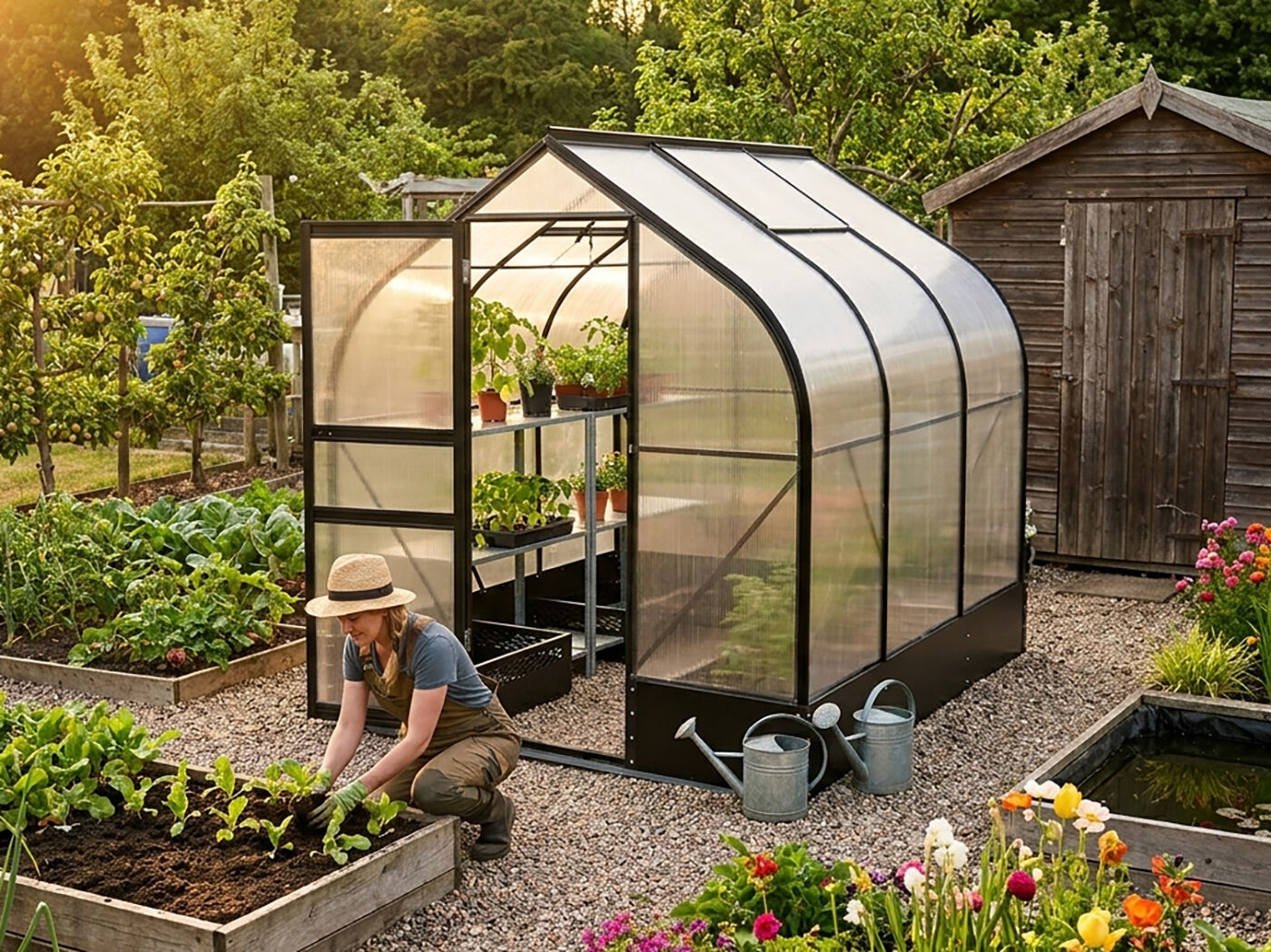 StarLine Gewächshaus Modell Flora Orion