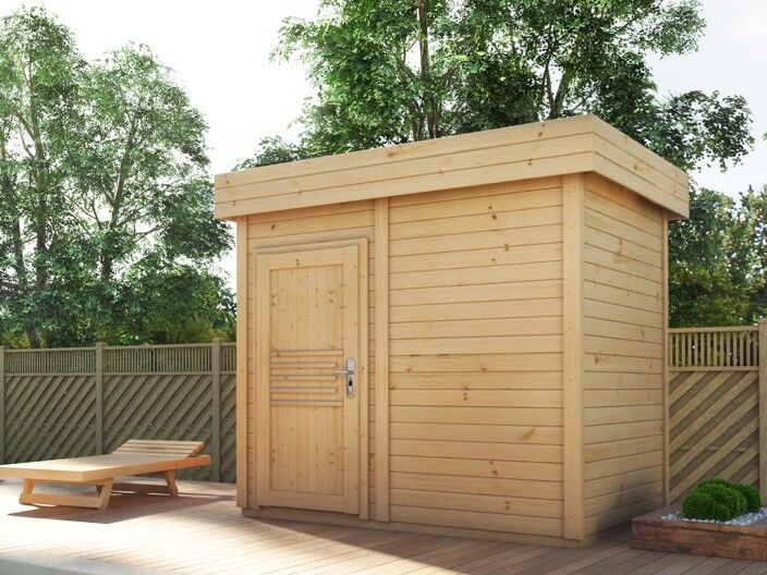 Fjordholz Saunahaus Modell Papla 40