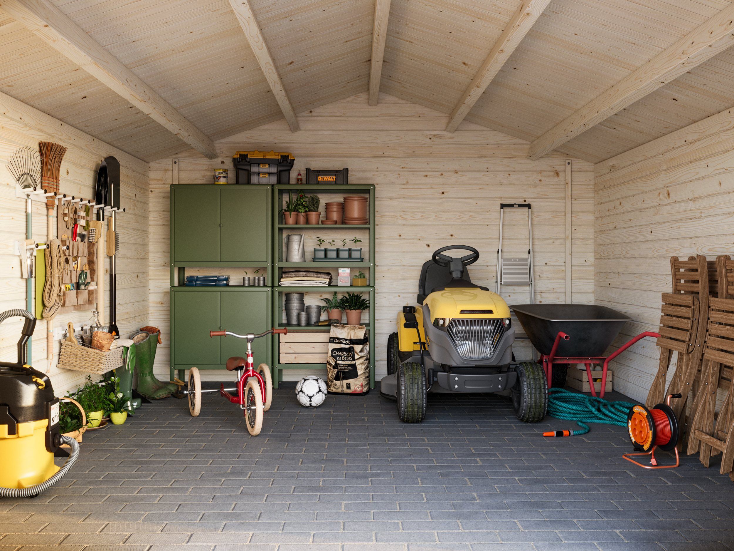 Palmako Gartenhaus Lotta 13,9 m² natur online bestellen