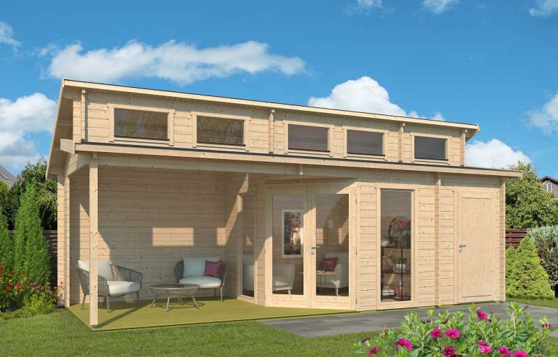 2 Raum Gartenhäuser online kaufen Gartenhausfabrik