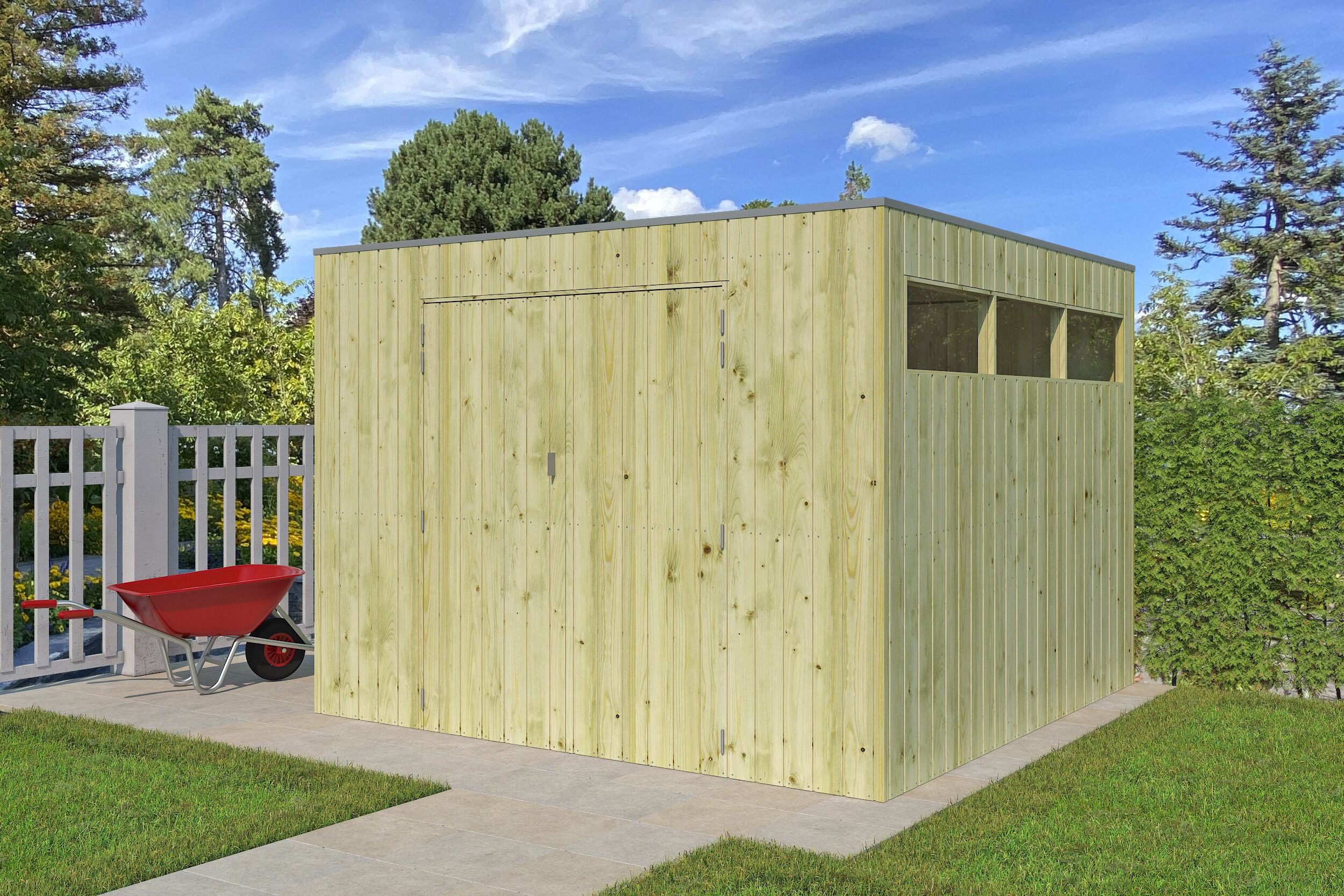 Gartenhaus Modell QB-Line 4,41 m²