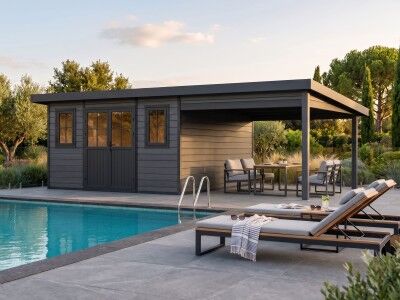WPC Gartenhaus Modell Style DeLuxe 26,60 m²