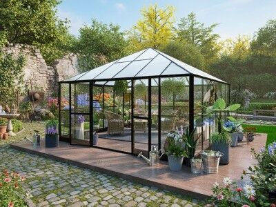 StarLine Gewächshaus Modell Flora Lounge 17,72 m² StarLine Gewächshaus Modell Flora Lounge 17,72 m²