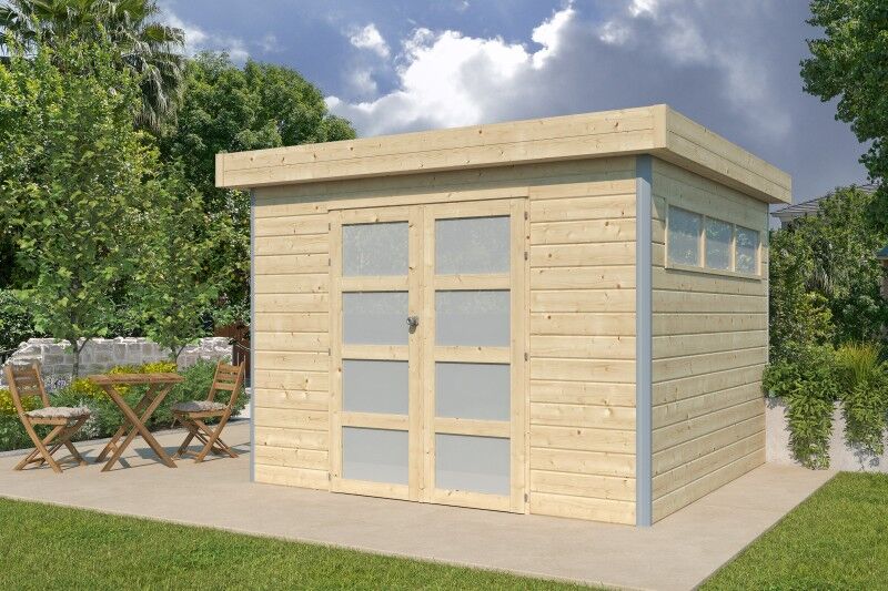 Gartenhaus Alu-Line Modell Kasuko