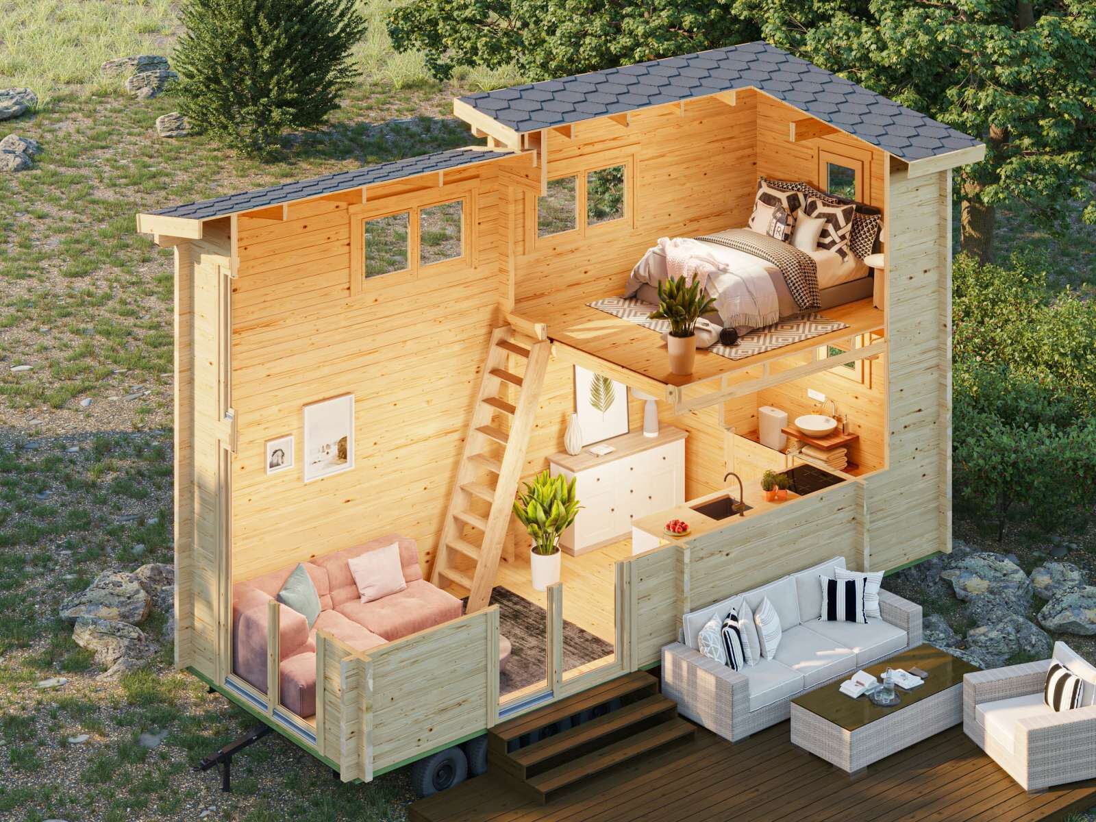 Kleines Gartenhaus 5 Buchstaben