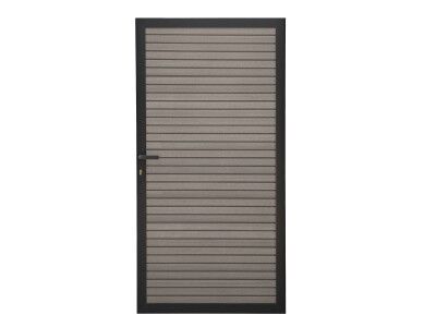 WPC Einzeltor Modell FineLine 100x180 cm Grau