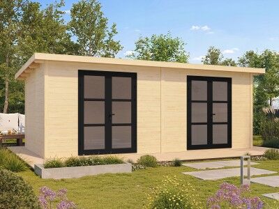 Fjordholz Gartenhaus Modell Alu Line 28-H