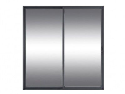 StarLine Aluminium Schiebetür ISO-Slide Mirror 200 x 206 cm Links