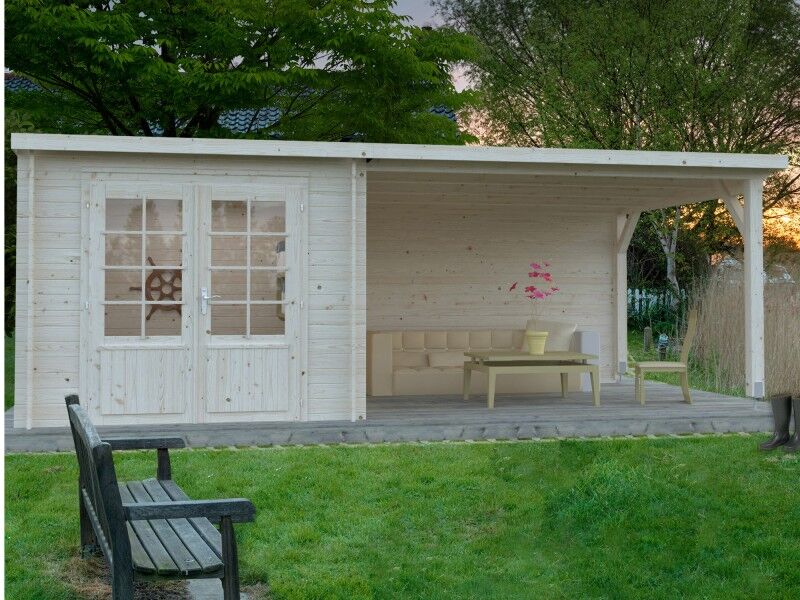 Palmako Gartenhaus Modell Ella 6,9 + 10,0 m²
