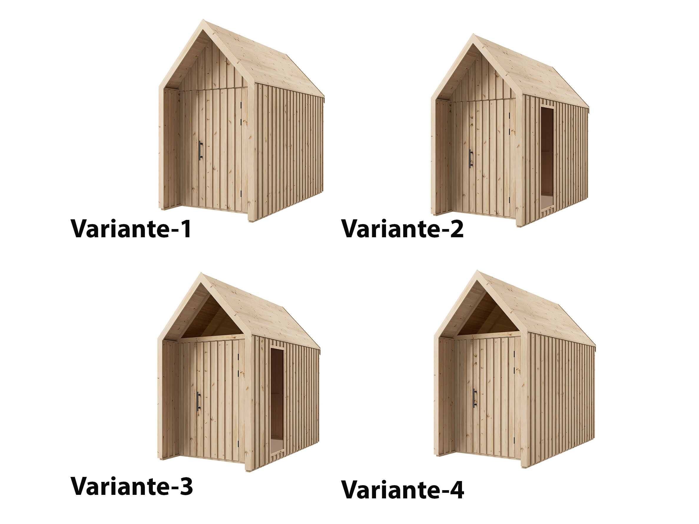 Fjordholz Garten- und Gerätehaus Modell Västervik- | 2x2m