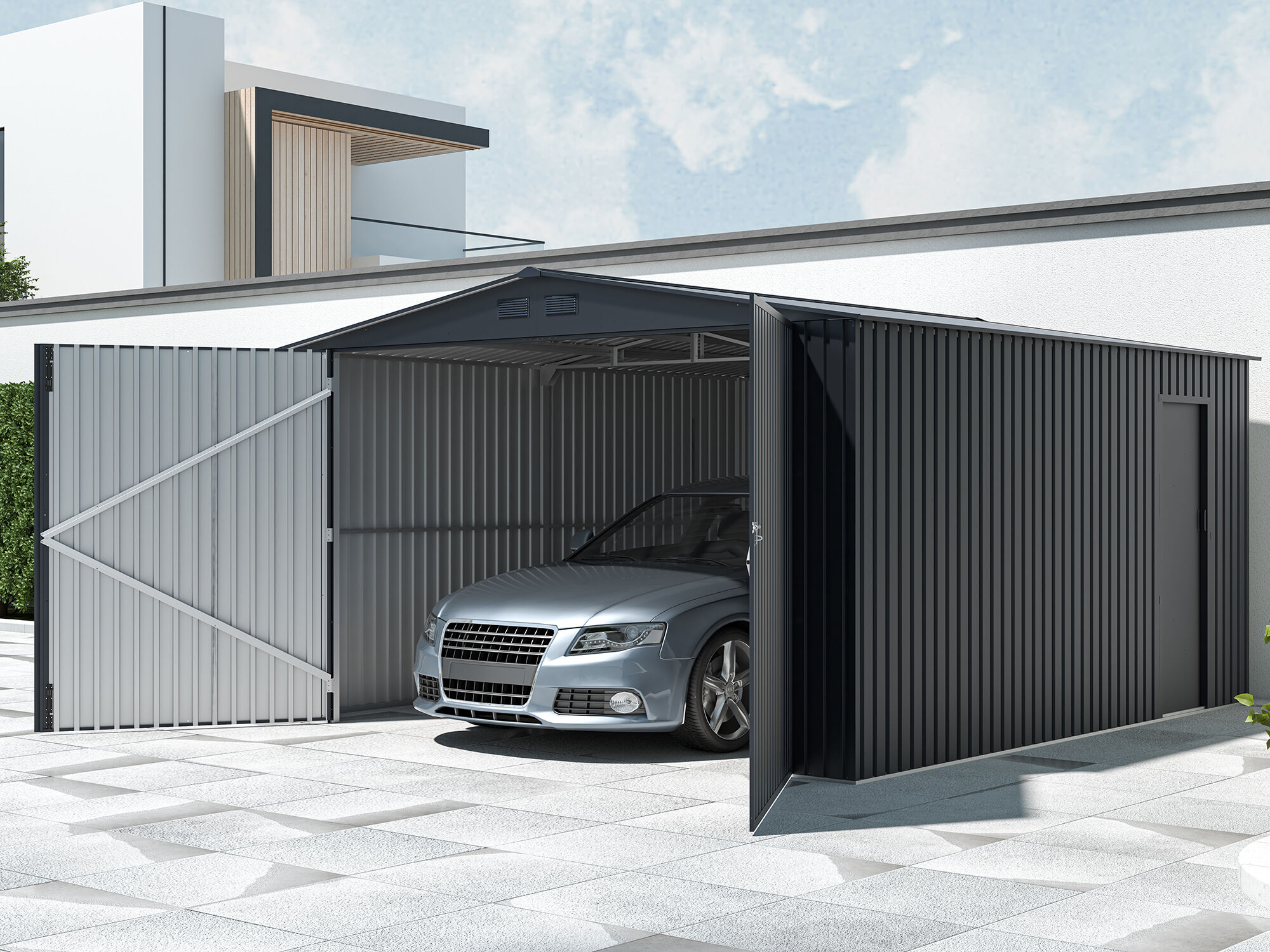 Metallgarage Modell NovaAvant 15,17 m²...