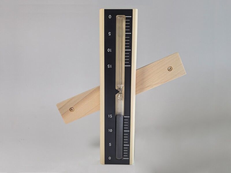 Fjordholz Sanduhr Modell Black Edition